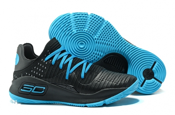 Under Armour Curry 4 Low Noir Bleu