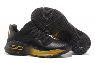 Under Armour Curry 4 Low Noir Or