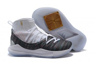 Under Armour Curry 5 Blanc Or