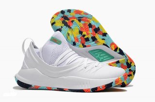 Under Armour Curry 5 Low Blanc Multicolore