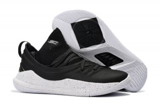 Under Armour Curry 5 Low Noir Blanc