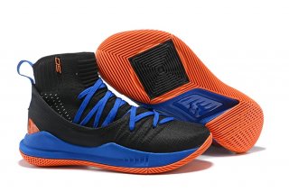 Under Armour Curry 5 Noir Bleu Orange