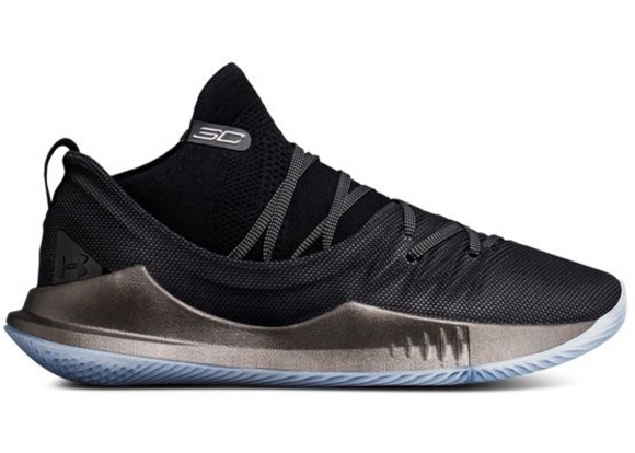 Under Armour Curry 5 "Pi Day" Noir Métallique Or (3020657-002)