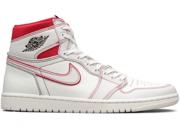 Air Jordan 1 (GS) Retro High "Phantom" Bianco Rouge (575441-160)