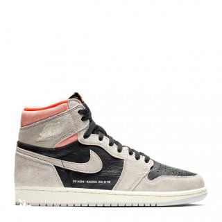 Air Jordan 1 High Og "Neutral Grey Hyper" Noir Gris (555088-018)