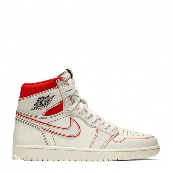 Air Jordan 1 High Og "Phantom" Bianco Rouge (555088-160)