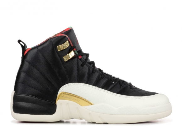 Air Jordan 12 Retro Cny (GS) Chinese New Year Noir (BQ6497-006)