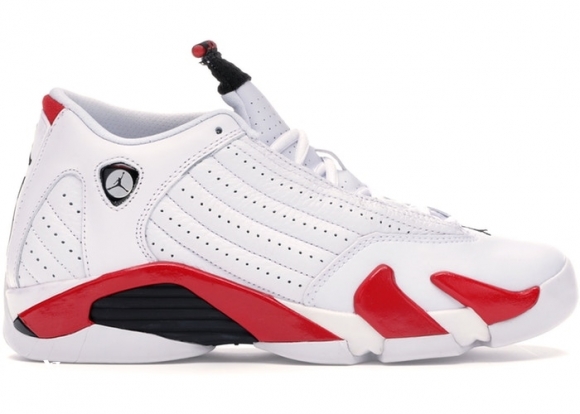 Air Jordan 14 (GS) Retro "Rip Hamilton" Bianco Rouge (487524-100)