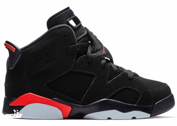 Air Jordan 6 (PS) Retro Infrared 2019 Noir (384666-060)