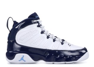 Air Jordan 9 Retro (GS) "Unc" Bleu (302359-145)