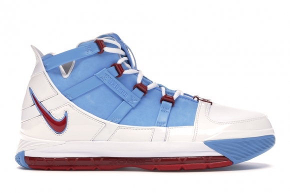 Nike Lebron III 3 Houston Oilers 2019 Bianco Bleu (AO2434-400)