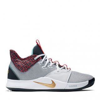 Nike PG 3 Bhm Black History Month Bianco Gris Metallizzato (BQ6242-007)