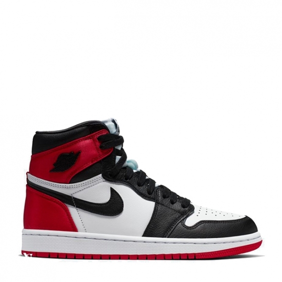 Air Jordan 1 Femme "Satin Black Toe" Noir Rouge Blanc (CD0461-016)