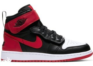 Air Jordan 1 Flyease (GS) "Bred White Toe" Noir Rouge (CT4897-001)