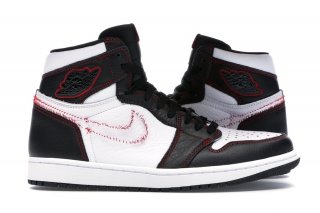 Air Jordan 1 High Retro "Defiant" Blanc Noir Rouge (CD6579-071)