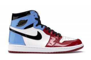 Air Jordan 1 High Retro "Fearless" Unc Chicago Blanc Bleu Rouge (CK5666-100)