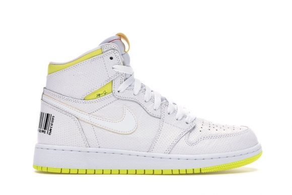 Air Jordan 1 High Retro "First Class Flight" (GS) Blanc (575441-170)