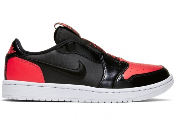 Air Jordan 1 Low Slip Femme Noir Rouge (AV3918-600)