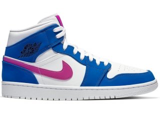 Air Jordan 1 Mid Bleu Violet (554724-451)