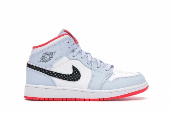 Air Jordan 1 Mid (GS) Bleu (555112-400)