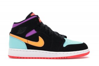 Air Jordan 1 Mid (GS) Multicolore (554725-083)