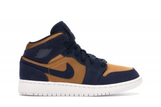 Air Jordan 1 Mid (GS) Obsidienne (BQ6931-401)