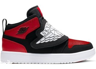 Air Jordan 1 Sky "Bred" (PS) Rouge Noir (BQ7197-001)
