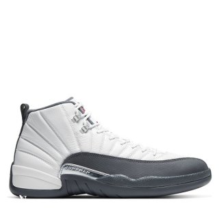 Air Jordan 12 (GS) Retro Blanc Gris (153265-160)