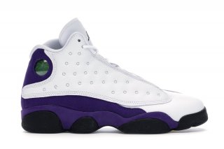 Air Jordan 13 (GS) Retro "Lakers" Blanc Pourpre (884129-105)