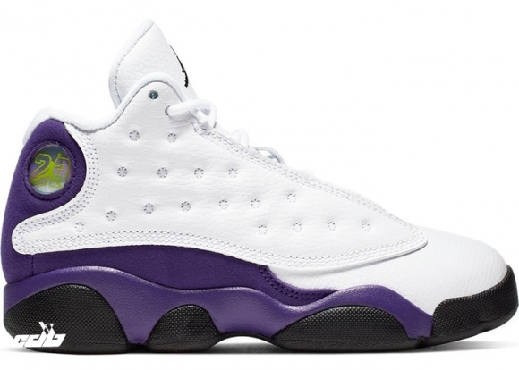 Air Jordan 13 (PS) Retro "Lakers" Blanc Pourpre (414575-105)