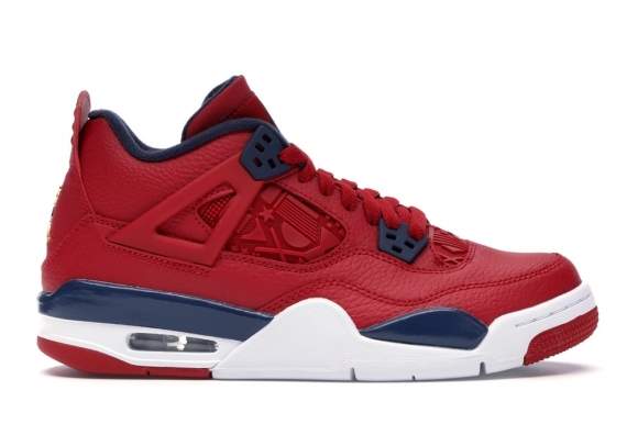 Air Jordan 4 (GS) Retro "Fiba" 2019 Rouge (408452-617)