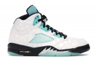 Air Jordan 5 Retro "Îlend Green" Blanc (CN2932-100)