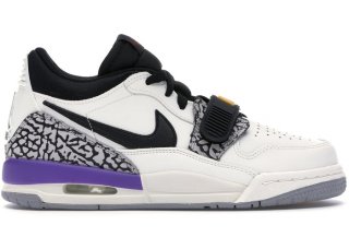 Air Jordan Legacy 312 Low (GS) "Lakers" Blanc Pourpre (CD9054-102)