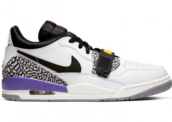 Air Jordan Legacy 312 Low "Lakers" Noir Blanc Pourpre (CD7069-102)