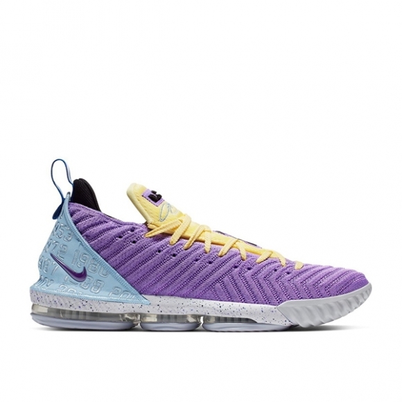 Nike Lebron XVI 16 "Lakers Championships" Pourpre Jaune (CK4765-500)