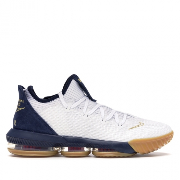 Nike Lebron XVI 16 Low "Olympic" Blanc Marine (CI2668-101)