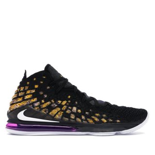 Nike Lebron XVII 17 "Lakers" Noir (BQ3177-004/BQ3178-004)