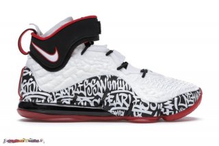 Nike Lebron 17 "Graffiti" Bianca Rouge (CT6047-100/CT6052-100)