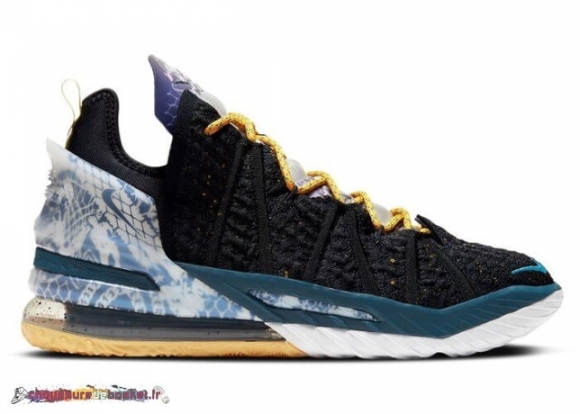 Nike Lebron 18 "Reflections" Noir Sarcelle (DB8148-003/DB7644-003)