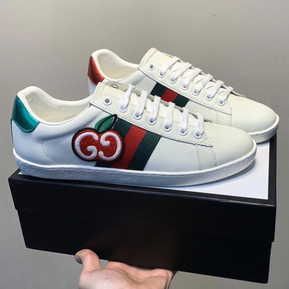 Gucci white shoes 611377 DOPE0 9064