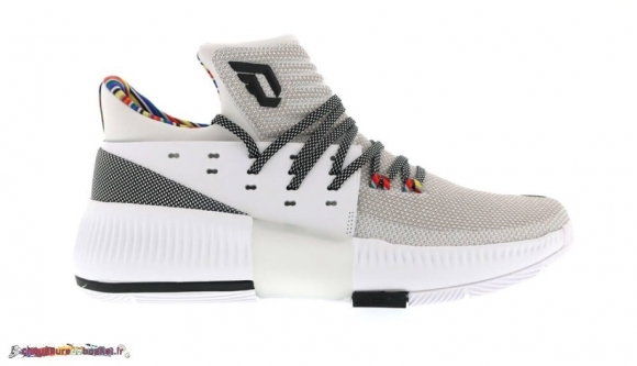 Adidas D Lillard 3 Arthur Ashe "Bhm" Blanc Noir (BY3474)