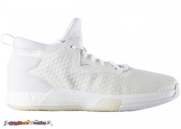 Adidas D Lillard Two Boost Primeknit Triple Blanc (AQ7994)