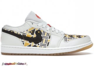 Air Jordan 1 Low "Quai54" 2020 Marron Équipe (CZ4155-100)