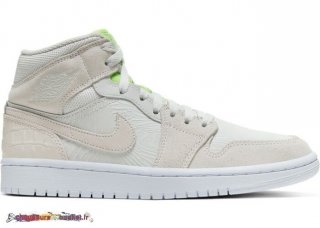 Air Jordan 1 Mid Vast Gris (W) Fantôme Vert (CV3018-001)