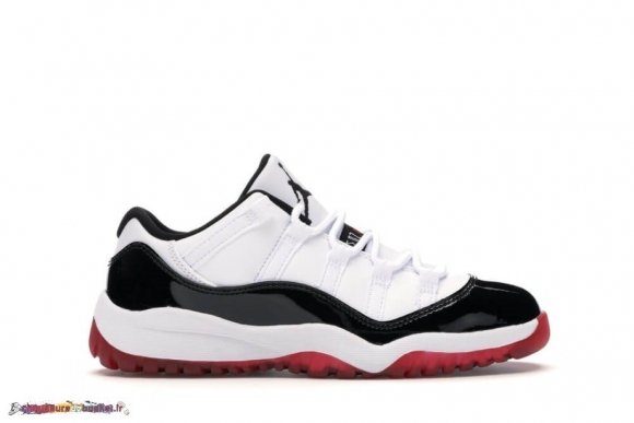 Air Jordan 11 Retro Low"Concorde BRouge" (Ps) Rouge Noir (505835-160)