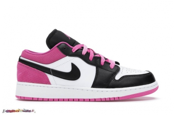 Jordan 1 Low Noir (Gs) Actif Fuchsia (CT1564-005)