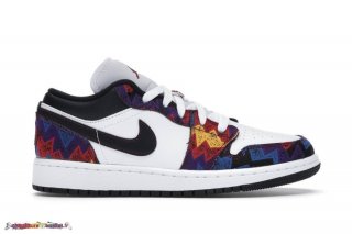 Jordan 1 Low "Nothing But Net" (Gs) Rouge Sombre (CZ8657-100)