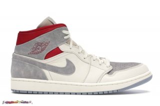 Jordan 1 Mid Sneakersnstuff 20Th Anniversary Rouge Blanc (CT3443-100)