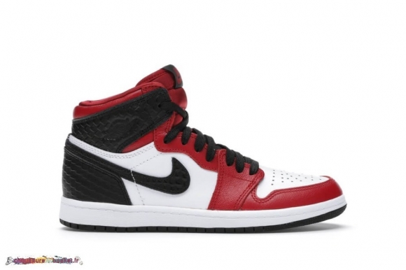 Jordan 1 Retro High Satin Snake Chicago (Ps) Blanc Noir (CU0449-601)