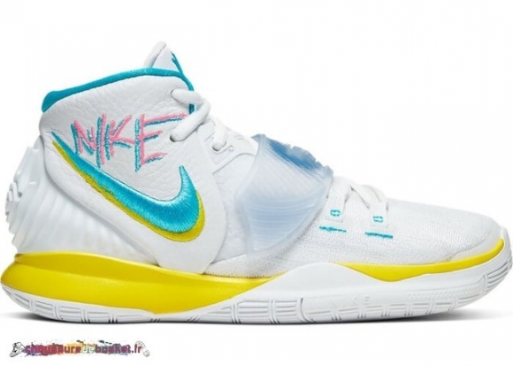 Nike Kyrie 6 90S (Gs) Jaune Bleu (BQ5599-101)